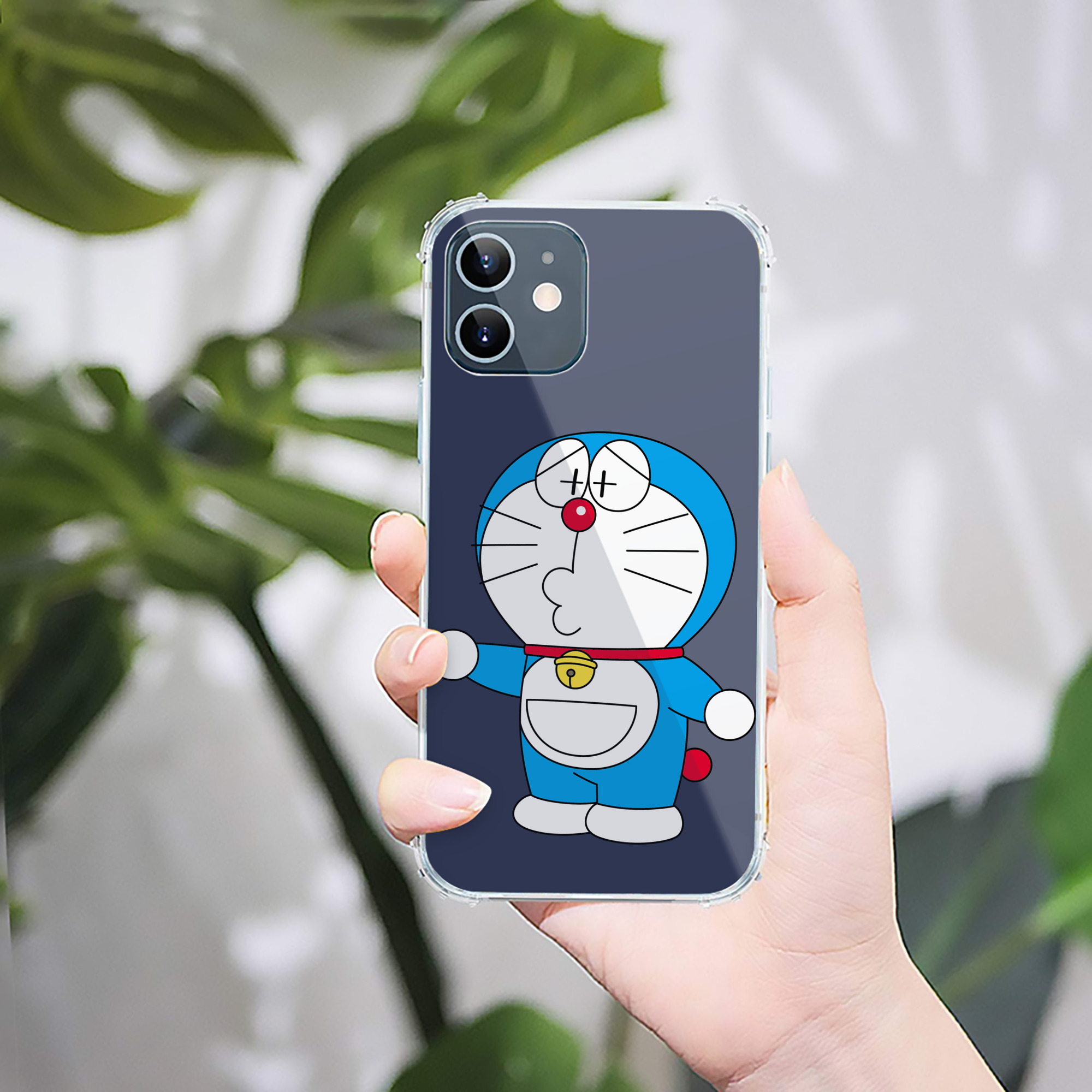 （画像用） ドラえもん Doraemon 【iPhone 12シリーズ対応】透明スマホケース（クリアソフトケース）